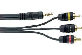 Eagle Cable 3.5 мм стерео жак/3 RCA, 1 м