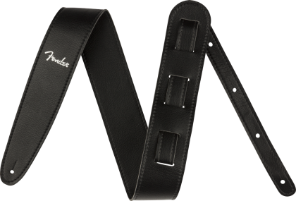 FENDER VEGAN LEATHER STRAP BLACK