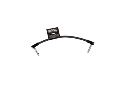 ERNIE BALL 6439 Flex Patch Cable 6" Black-Single