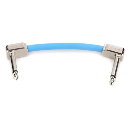 ERNIE BALL 6454 Flex Patch Cable 3" Blue-Single