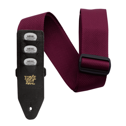ERNIE BALL 4688 Polypro Pickholder Strap Burgundy Колан