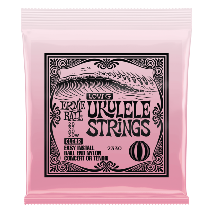 ERNIE BALL 2330 CONCERT/TENOR WOUND LOW G UKULELE STRINGS - Струни за укулеле