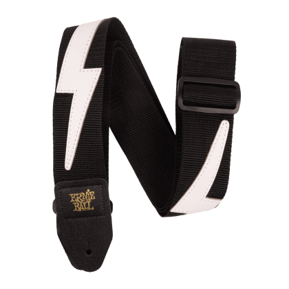 ERNIE BALL 5399 WHITE LIGHTNING PREMIUM STRAP Колан за китара