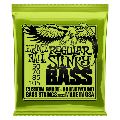 ERNIE BALL | 2832 50-105 REGULAR SLINKY BASS | Струни за 4-струнен електрически  бас