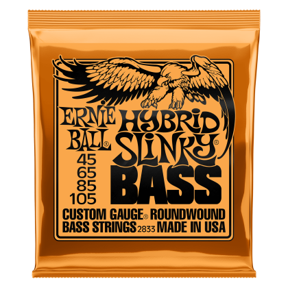 ERNIE BALL | 2833 45-105 Hybrid Slinky Bass | Струни за 4-струнен eлектрически бас
