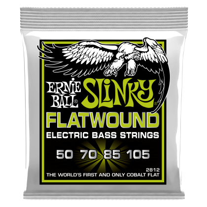 ERNIE BALL | 2812 50-105 Regular Slinky Flatwound Cobalt Electric Bass |Струни за електрически бас