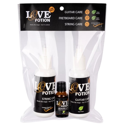 ORTEGA • Love Potion Guitar/String/Fretboard Care Set OLP-Pack • Комплект 3-в-1 за поддръжка на инструменти