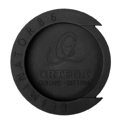 ORTEGA • Feedback Eliminator 86mm Black ELIMINATOR86 • Капак за резонаторен отвор на акустична китара