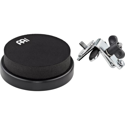 MEINL • 4" Marshmallow Bass Drum Mounted Practice Pad MBDMP4BK • Тренировъчен пад за барабанисти