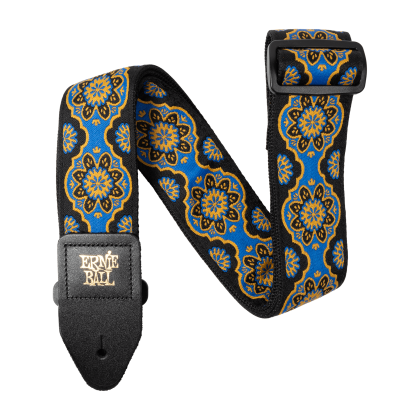 ERNIE BALL • 5634 Kaleidoscope Blue Classic Jacquard Guitar/Bass Strap • Колан за китара/бас