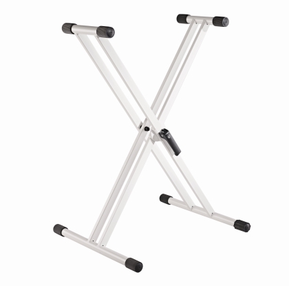 K&M • 18993 Keyboard Stand White Rick 20 • Стойка за клавишни инструменти