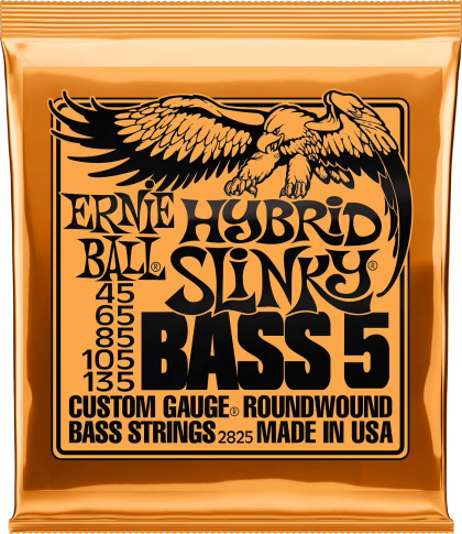 ERNIE BALL • 2825 45–135 Hybrid Slinky 5-string Electric Bass • Струни за електрически бас