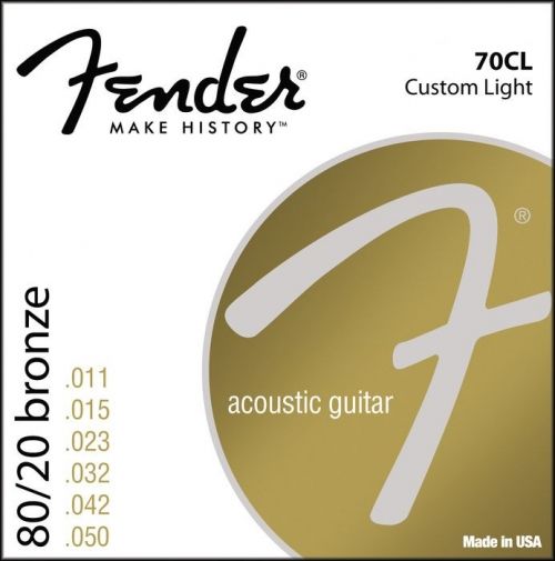 Fender 70CL 80/20Bronze W Ball End 11-50