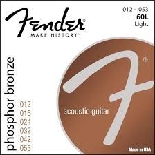 Fender 60L Phosphor Bronze Wound  12-53