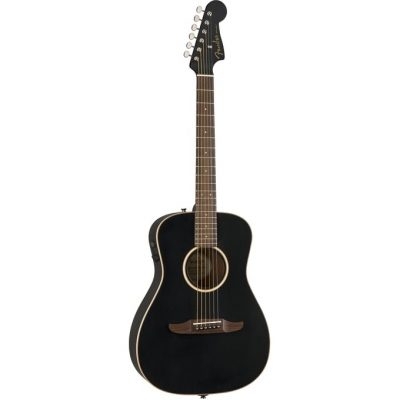 Fender Malibu Spec Matte BK w/bag PF