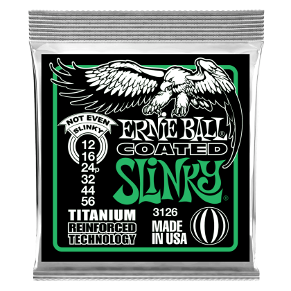 ERNIE BALL 3126 NOT EVEN SLINKY COATED TITANIUM RPS 12/56 Струни за Електрическа Китара