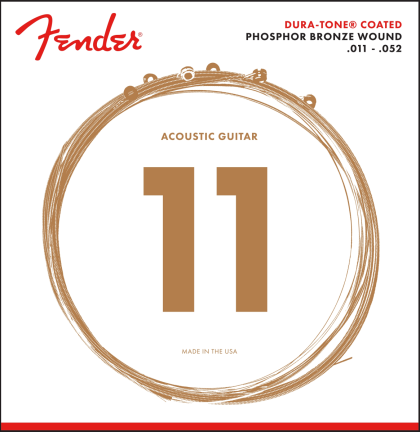 FENDER DURA-TONE® COATED PHOSPHOR BRONZE ACOUSTIC GUITAR STRINGS