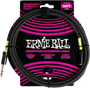 ERNIE BALL 6422 Extension Cab 1/4 to 3.5mm 10ft Black