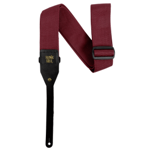 ERNIE BALL 5367 Polypro Acoustic Guitar Strap - Burgundy 