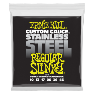 ERNIE BALL 2246 10-46 REGULAR SLINKY STAINLESS STEEL Струни за електрическа китара