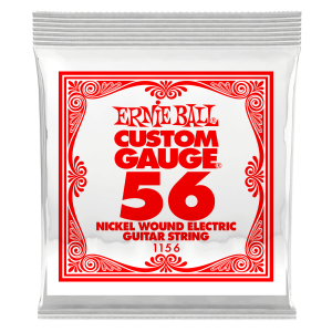 ERNIE BALL 1156 .056 NICKEL WOUND SINGLE GUITAR STRING Единична струна за електрическа китара