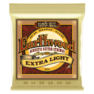 ERNIE BALL 2006 10-50 EARTHWOOD EXTRA LIGHT 80/20 BRONZE ALLOY Струни за акустична китара