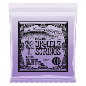 ERNIE BALL 2327 CONCERT/SOPRANO WOUND LOW G UKULELE STRINGS - Струни за укулеле