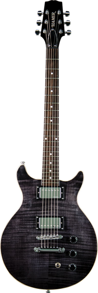 HAMER | Archtop Double Cutaway Flame Maple SATF-TBK | Електрическа китара