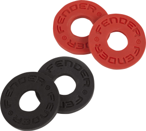 FENDER | Strap Blocks Black/Red | Фиксиращи гумички за колан