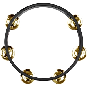 MEINL | 8" Tambourine Brass Jingles Compact Wood Series CTA2B-BK | Дайре