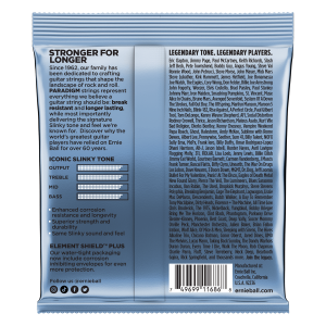 ERNIE BALL | 2018 9.5-44 Paradigm Primo Slinky Electric Guitar Strings | Струни за електрическа китара