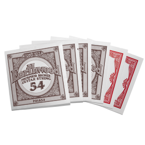 ERNIE BALL | 2146 12-54 Earthwood Medium Light Phosphor Bronze Acoustic Guitar Strings | Струни за акустична китара