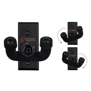 ORTEGA • Guitar Wall Hanger Black OGH-1 • Стенна стойка за китара