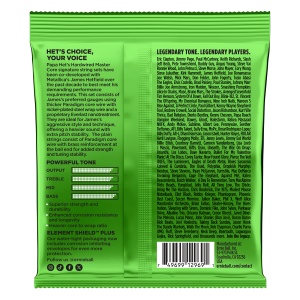 ERNIE BALL • 2201 11-50 Papa Het's Hardwired Master Cores Signature Electric Guitar Strings • Струни за електрическа китара
