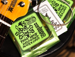 ERNIE BALL • 2201 11-50 Papa Het's Hardwired Master Cores Signature Electric Guitar Strings • Струни за електрическа китара