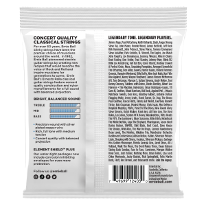 ERNIE BALL • 2403 28-42 Ernesto Palla Clear & Silver Nylon Classical Guitar Strings • Струни за класическа китара