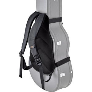 ORTEGA GUITARS • Back Pack Strap Black OBPS-DLX • Презрамки за куфар за китара с твърд гръб