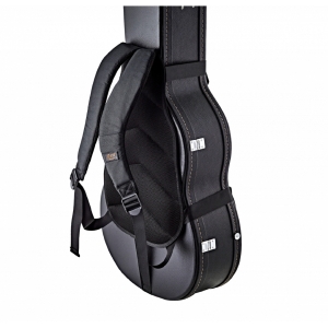 ORTEGA GUITARS • Back Pack Strap Black OBPS-DLX • Презрамки за куфар за китара с твърд гръб