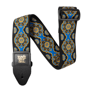 ERNIE BALL • 5634 Kaleidoscope Blue Classic Jacquard Guitar/Bass Strap • Колан за китара/бас