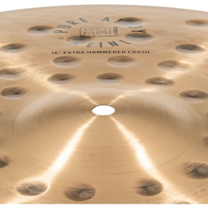 MEINL • Pure Alloy Extra Hammered Crash 16" PA16EHC • Чинел за барабани