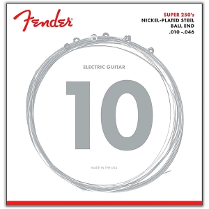 FENDER • 250R 10-46 SuperSonic™ Nickel-Plated Steel Electric Guitar Strings • Струни за електрическа китара