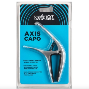 ERNIE BALL • 9601 Axis Capo Dual-radius Silver • Каподастер
