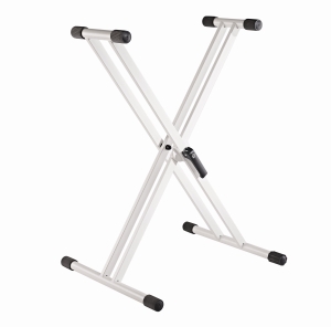 K&M • 18993 Keyboard Stand White Rick 20 • Стойка за клавишни инструменти