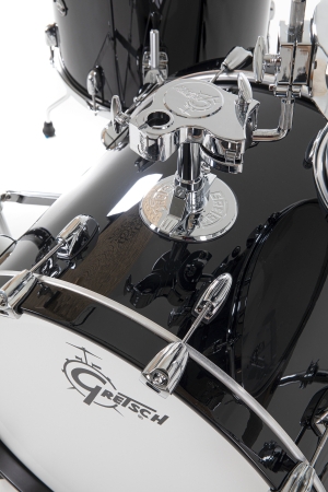 GRETSCH • Renown Maple Shell Set 22" BD 3-pc Piano Black • Барабани без включени барабанче и хардуер