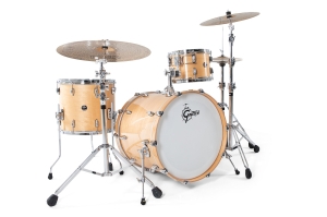 GRETSCH • Renown Maple Shell Set 22" BD 3-pc Piano Black • Барабани без включени барабанче и хардуер