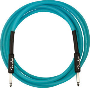 FENDER • 10ft Blue Glow In The Dark Str/Str Professional Series Instrument Cable • Инструментален кабел