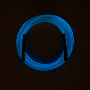 FENDER • 10ft Blue Glow In The Dark Str/Str Professional Series Instrument Cable • Инструментален кабел