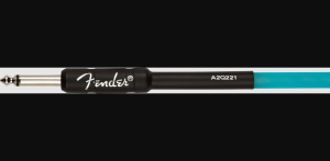 FENDER • 10ft Blue Glow In The Dark Str/Str Professional Series Instrument Cable • Инструментален кабел