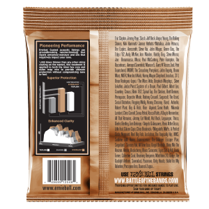 ERNIE BALL • 2546 12-54 Medium Light Everlast Coated Phosphor Bronze Acoustic Guitar Strings • Струни за акустична китара