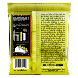 ERNIE BALL • 2560 10-50 Extra Light Everlast Coated 80/20 Bronze Acoustic Guitar Strings • Струни за акустична китара